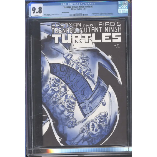 Teenage Mutant Ninja Turtles: #2 / CGC 9.8 / White Pages / 2nd Print
