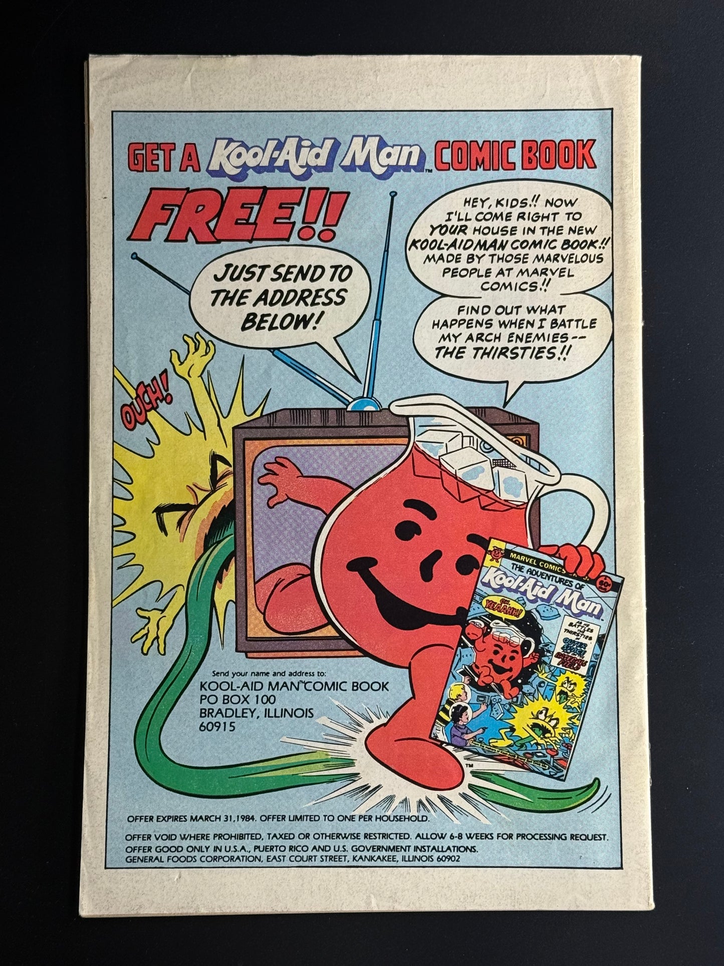 The Thing #1 / Very Fine- / Marvel Comics / 1983 - Back Cover