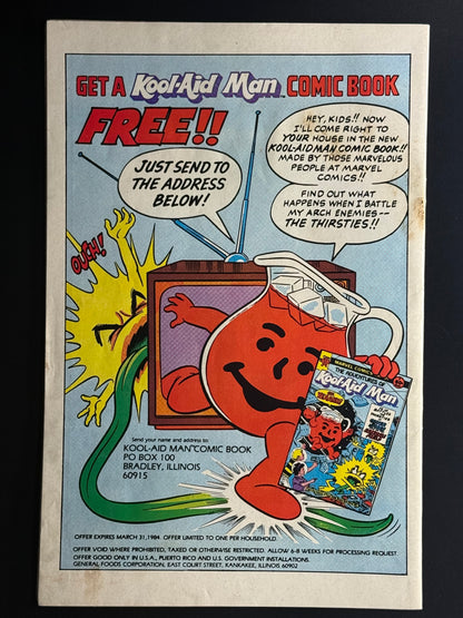 The Uncanny X-Men #171 / Very Fine / Marvel Comics / 1983 - Back Cover