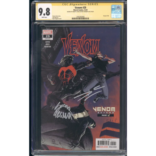 Venom #29 / CGC 9.8 / Signed by Donny Cates & Ryan Stegman on 2/10/21 - Front Cover