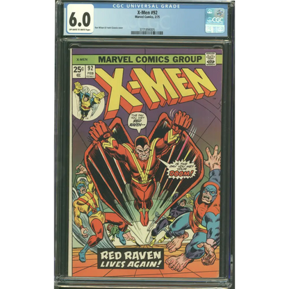 X-Men #92 CGC 6.0