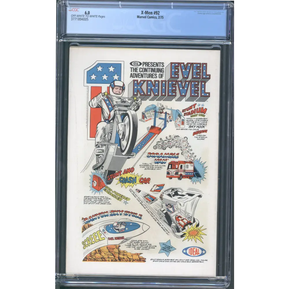 X-Men #92 CGC 6.0