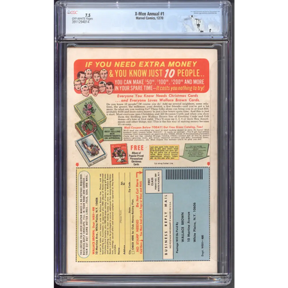 X-Men Annual #1 CGC 7.5